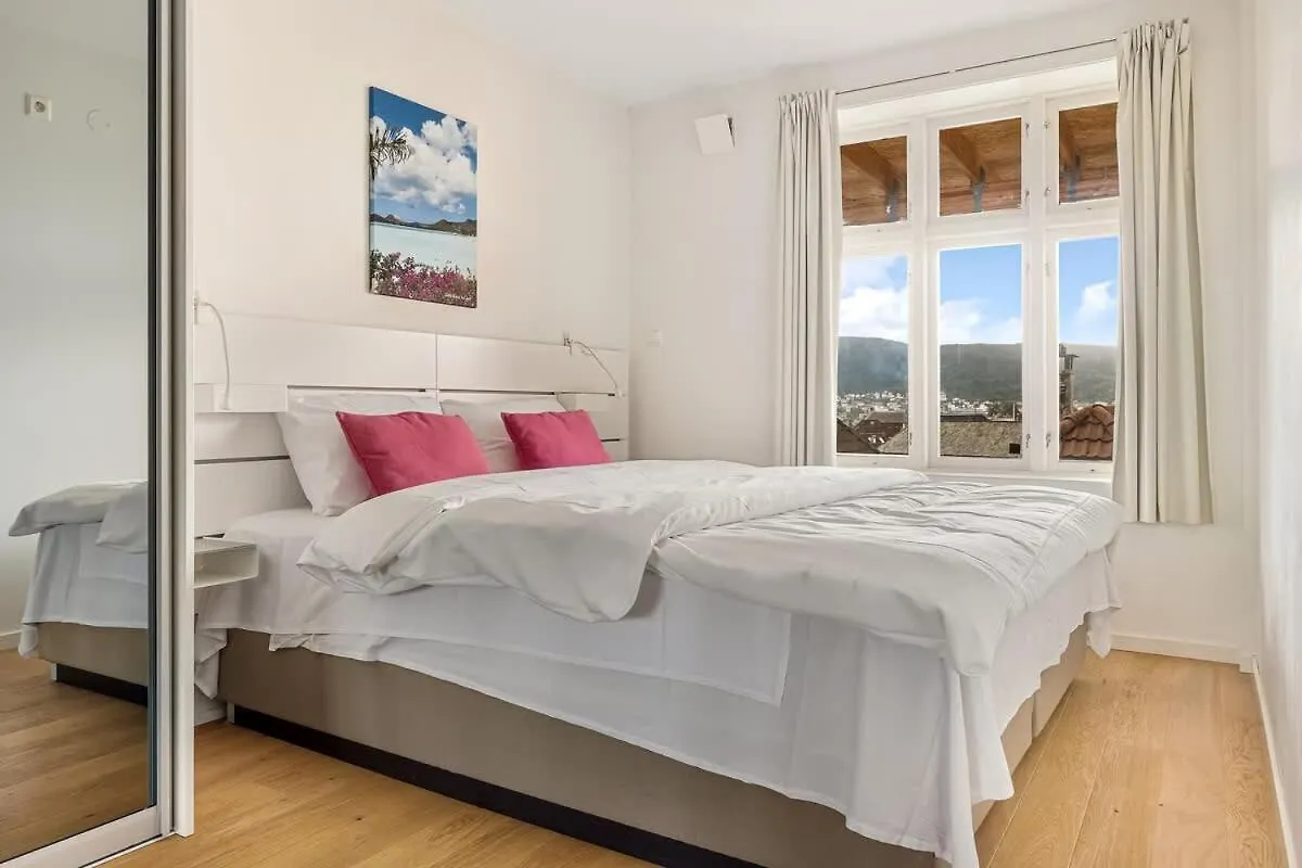 Apartament Dinbnb Homes I Panorama View 600M From Bryggen Bergen Norwegia